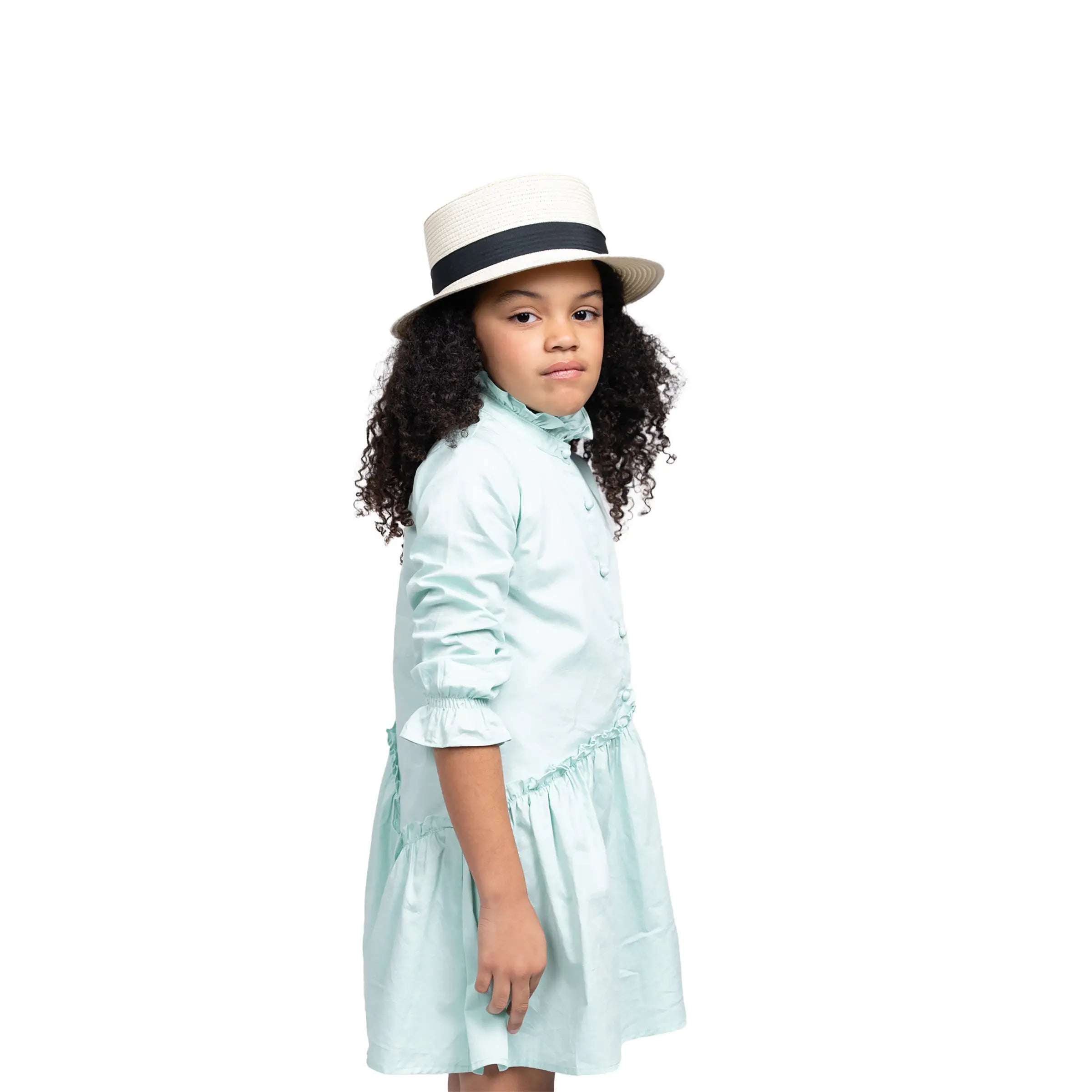 Mint Green Asymmetrical Ruffle Dress 4 Mint Green Asymmetrical Ruffle Dress 4
