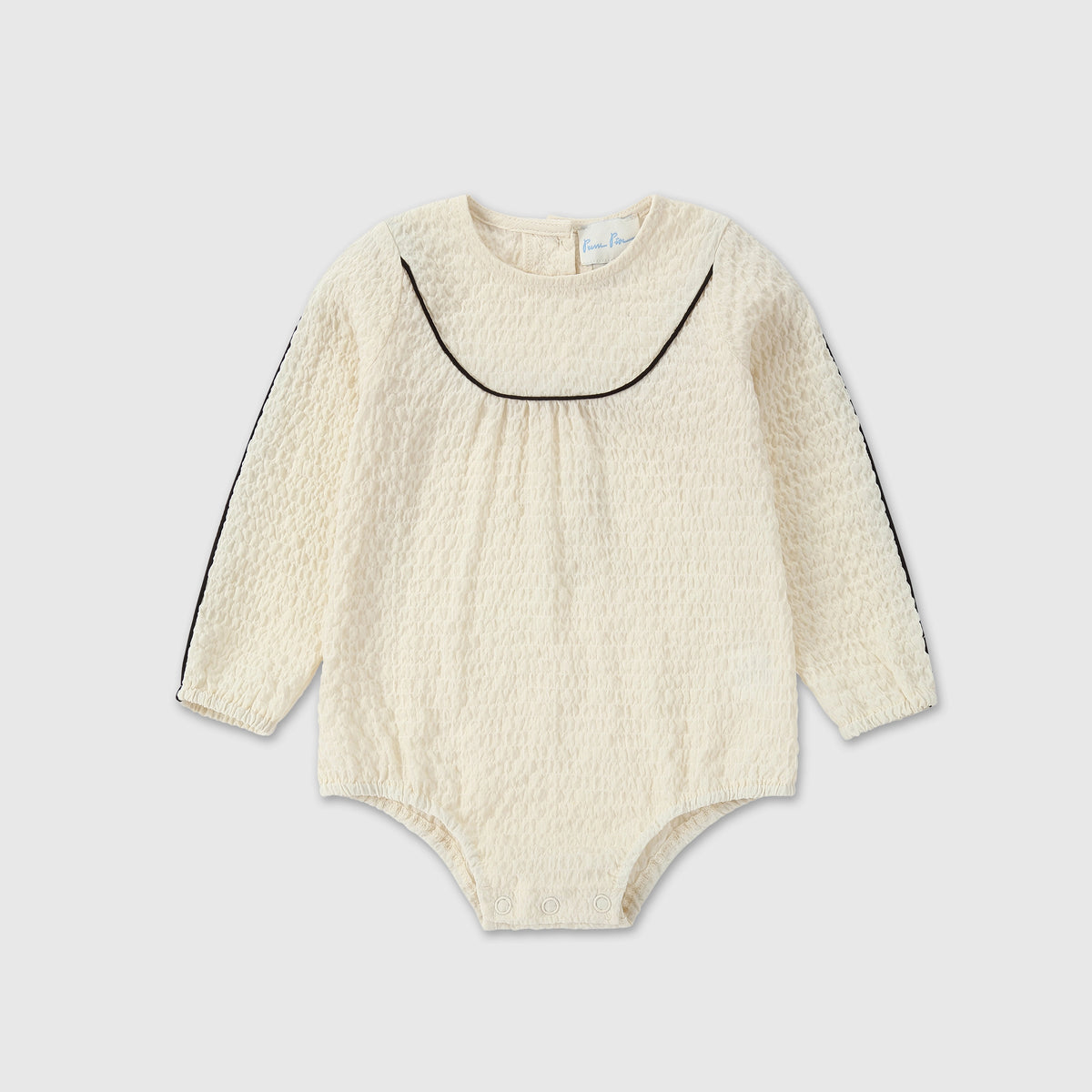 Boy Waffle Romper
